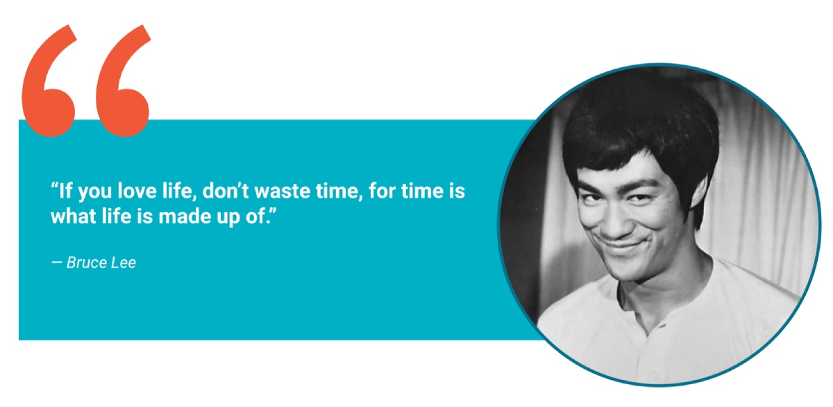Bruce Lee quote.